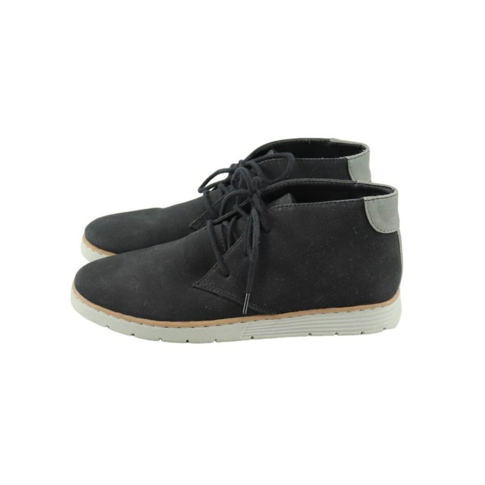 Women's Cliffs White Mountain Delpha Chukka Boots Black Faux Suede Size 7.5 M